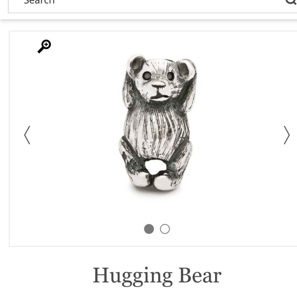 Trollbeads Hugging Bear Authentic